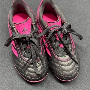 Adidas galetto Kids Black and Pink Sneakers